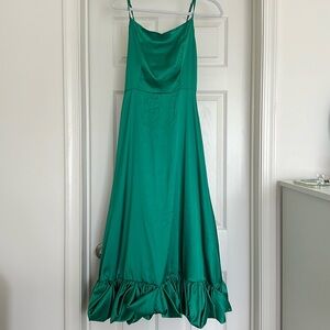 Green formal dress